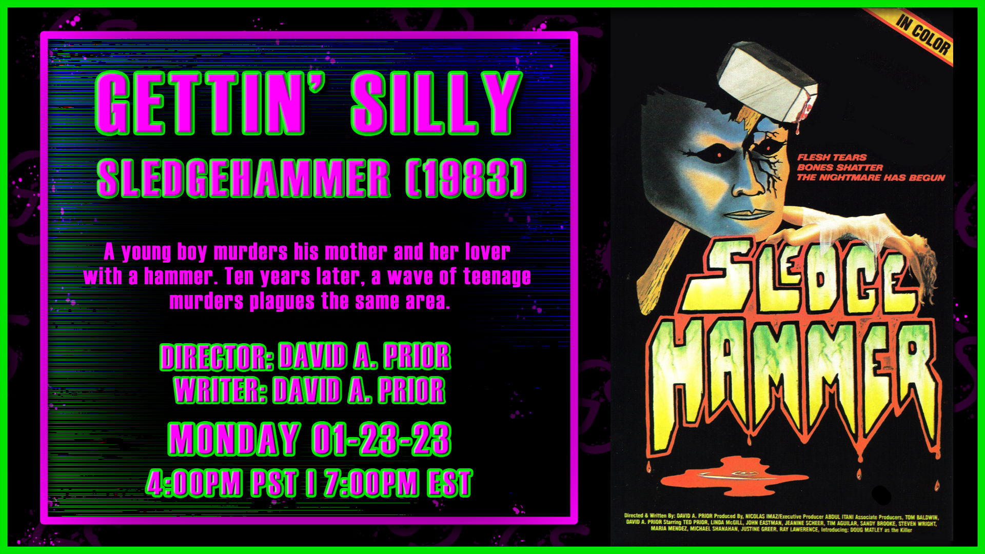 GETTIN’ SILLY – ‘Sledgehammer’ (1984)